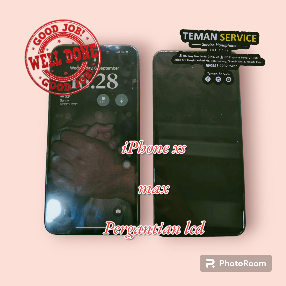 Esasya2's tweet image. Service handphone iPhone dan Android bergaransi bisa ditunggu
#serviceandroid #serviceiphone