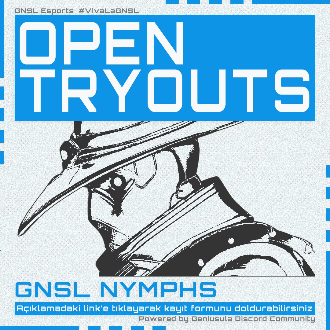 GNSL Nymphs Başvuruları Açıldı!

Eğer sen de VALORANT kadın takımımızda bulunmak istiyorsan aşağıdaki bağlantıdan başvurabilirsin.🎉

🔗forms.gle/FE7ixWvohqwjdB…