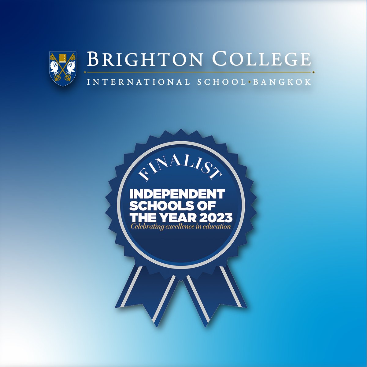 We are delighted to be named as one of just five finalists across the globe! The school's commitment to academic excellence, the widest co-curricular provision, and the kindness of our community stand out above all. Good luck to all the other Brighton College schools too!