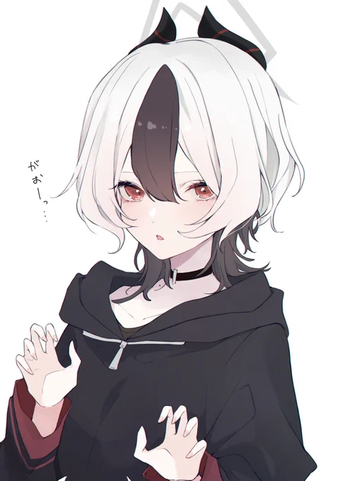 がおーってしてくれるウルフカヨコ#ブルアカ 