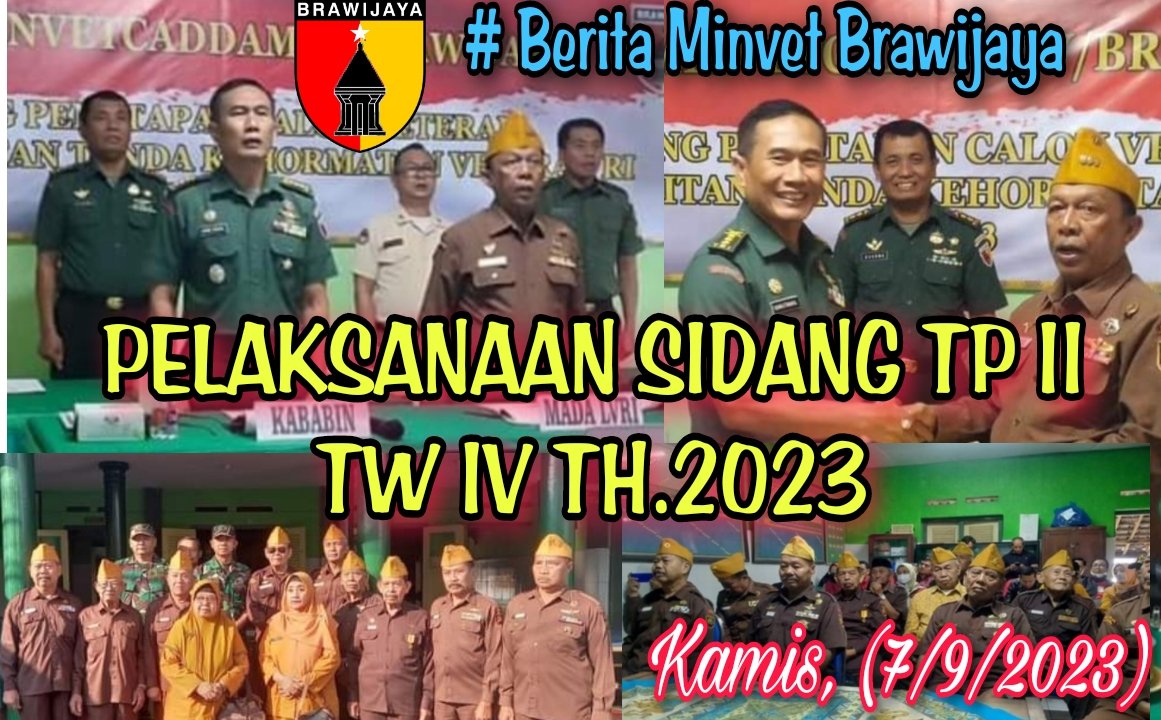 Kapt3nBrawijaya's tweet photo. Jajaran Kanminvet Babinminvetcad Kodam V/Brawijaya  melaksanakan Sidang Tim Penyaringan (TP) II Triwulan IV TA.2023.
Kamis, (7/9/223)

#kodam v brawijaya
#pendam v brawijaya
#dispenad
#veteran pahlawan
#bangga minvet
#sinergitas tni polri
#fyp
#viral
#nkri
#pahlawan
#pejuang https://t.co/lxkRH5HKVS