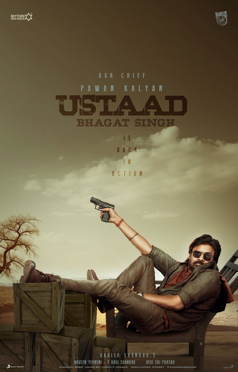 The USTAAD is back in action ❤️‍🔥❤️‍🔥 Powerstar @PawanKalyan has joined the sets of #UstaadBhagatSingh for a MASSive schedule and is shooting some power-packed scenes 🔥🔥 @harish2you @sreeleela14 @ThisIsDSP @DoP_Bose #AnandSai @ChotaKPrasad @SonyMusicSouth @MythriOfficial