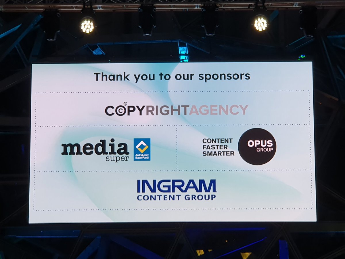 Great to be at the Educational Publishing Awards . @CopyrightAgency is a proud sponsor #EPAA2023