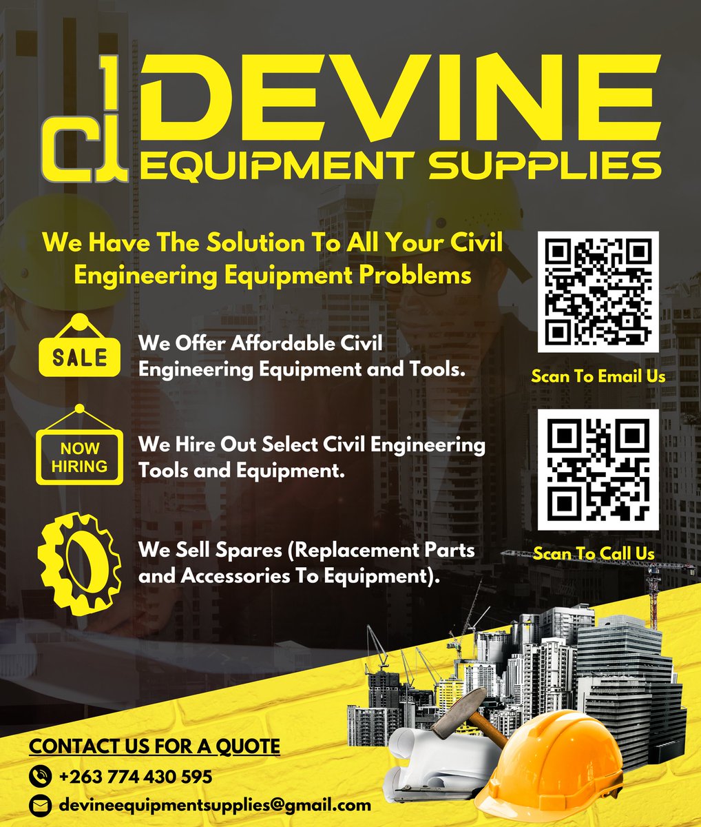 devinequipsuppl's tweet image. Construction and survey equipment and instruments. Call/WhatsApp +263774430595.
