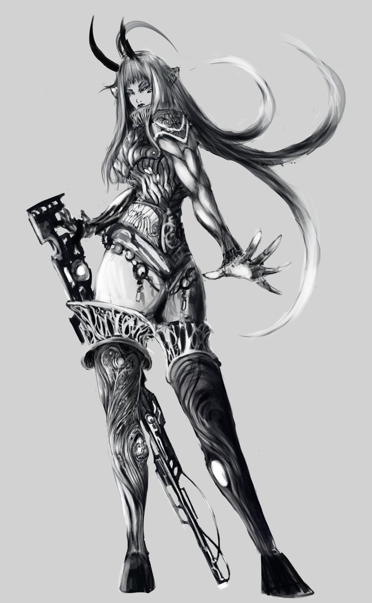 Female Gunner
Commissions open

#darkart #VGenCode #twitch #fantasy