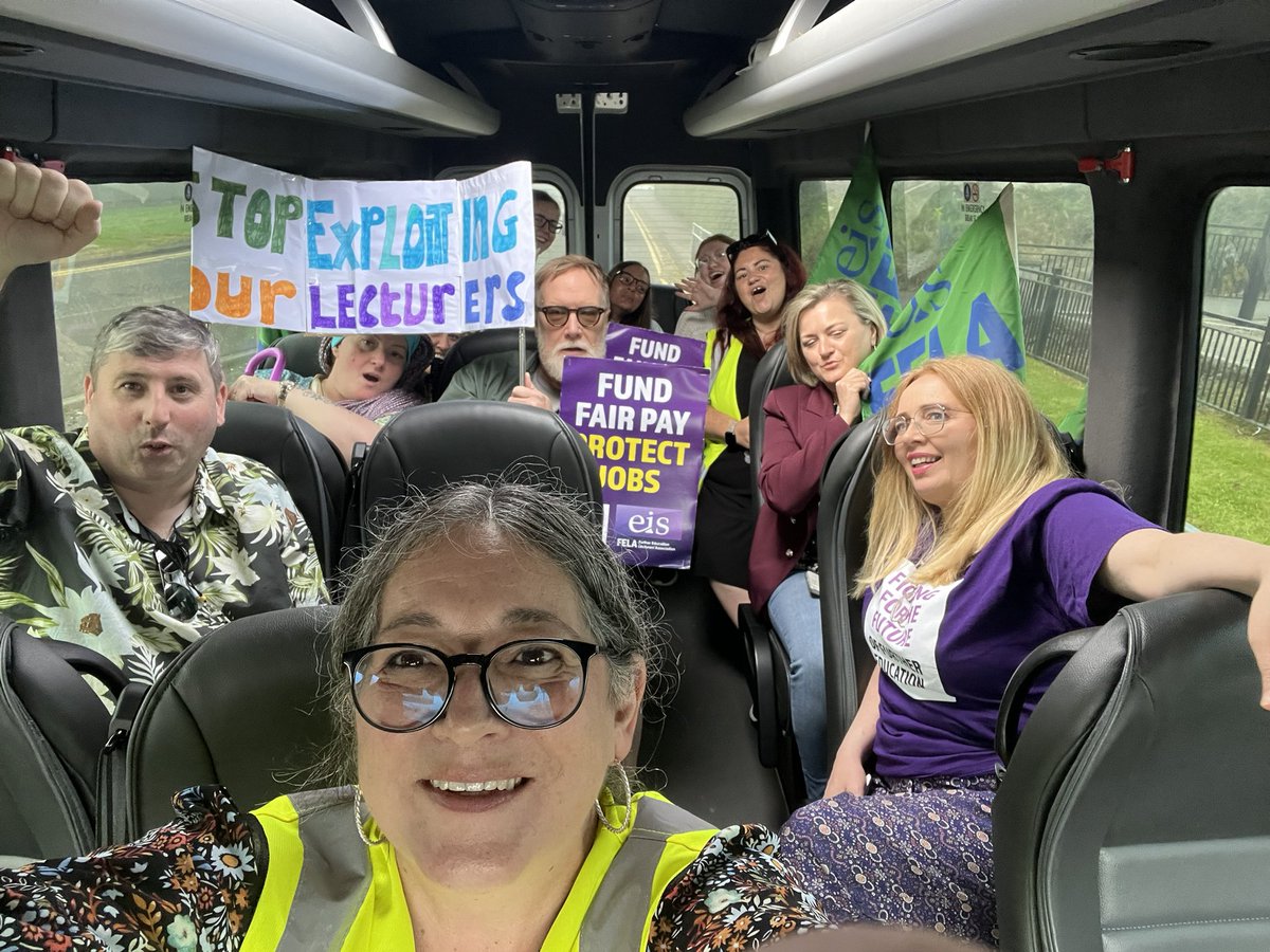 NCL bus no 1 🚍on our way #FightingForFE