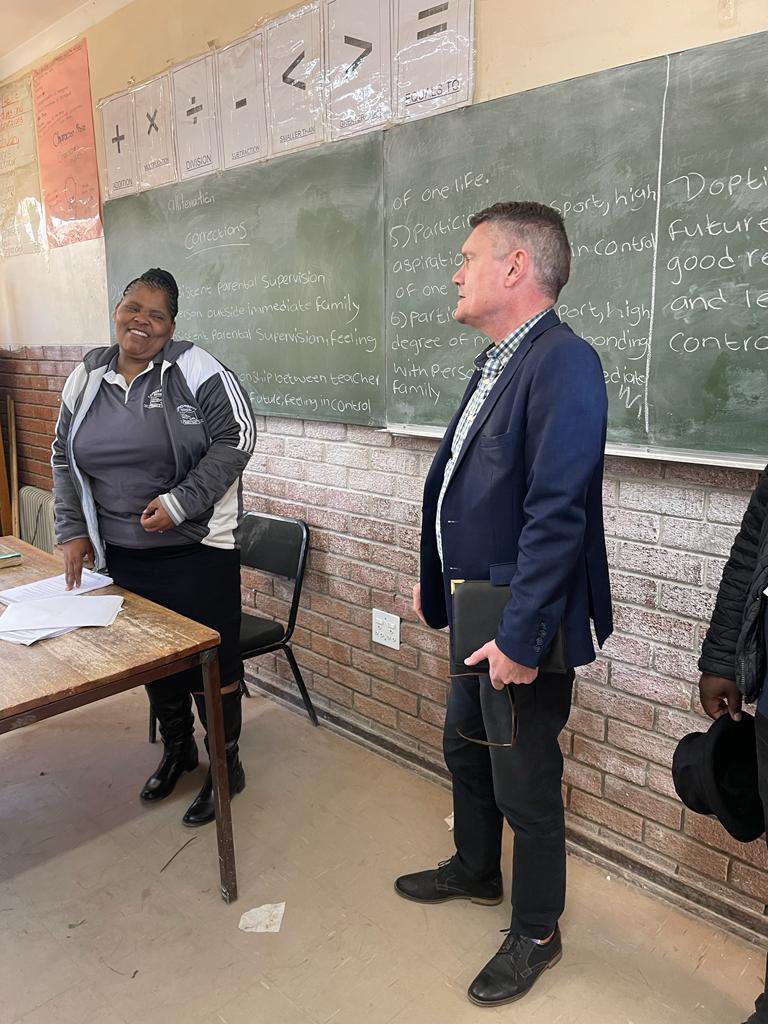 SAHRCommission's tweet photo. Yesterday, Commissioner Andrè Gaum was at Lephio Primary School in Bethulie, Free State… Commissioner Gaum assessed the school and was briefed of various infrastructure challenges. #SHiNEWeek https://t.co/te3S2zAASN
