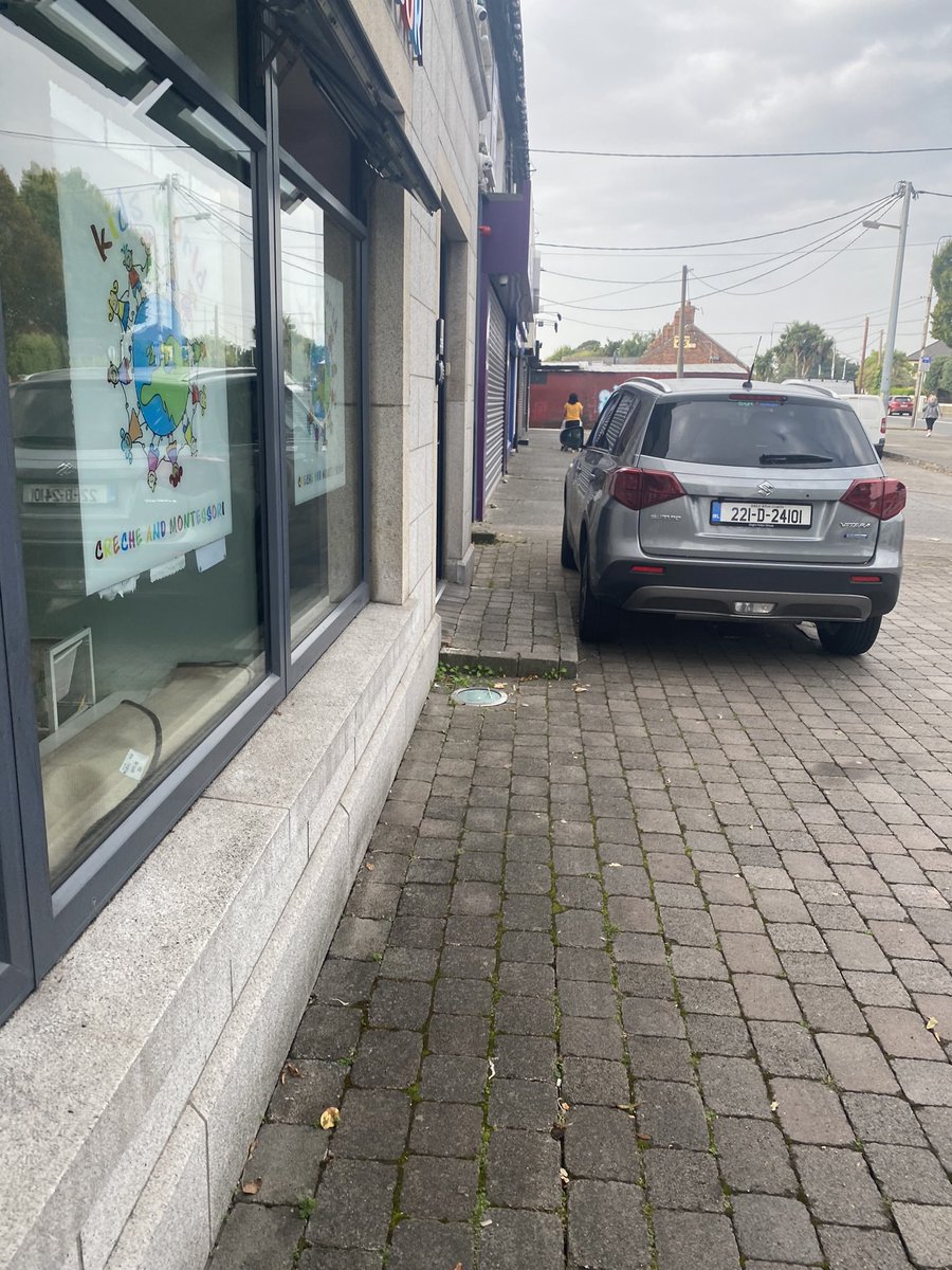 Welcome to crèche. No you can’t use your own two legs to walk in as drivers want to park on the doorstep. #CarBrain