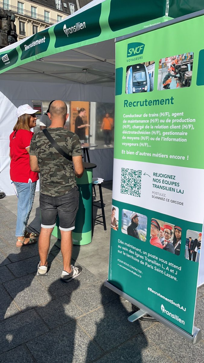 Jmounir01's tweet image. Vous souhaitez intégrer nos équipes. Rendez-vous ce matin sur le parvis de la cour de Rome en gare de Paris saint Lazare. @pmouly @faten_hemdi @NPRIGENT_SNCF @LyesEML @FouedKaouachi @train_nomad @TransilienSav @grg_jrdn @Sylvain_Jonnet @CFanichet