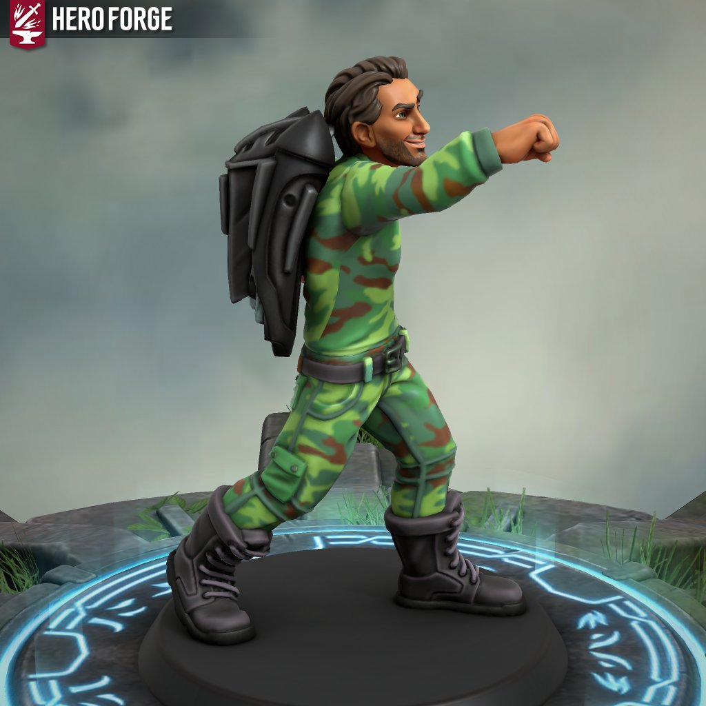 CF_TheNewSam's tweet photo. Beginning my quest to use Heroforge to make the Cheat Commandos in human form! First up, we have Gunhaver, Fightgar, Firebert, and Reinforcements reporting for duty! Cheat Commandos... Rock, Rock On! https://t.co/dPf98J7ycy