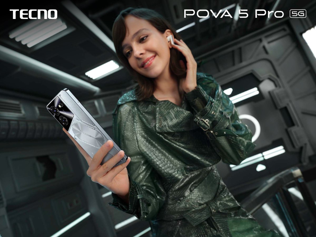 tecnomobile's tweet image. With the incredible interactive LED design, #POVA5Pro5G in Silver Fantasy brings new energy and vibrancy to your everyday life. 

#LightUpYourPower