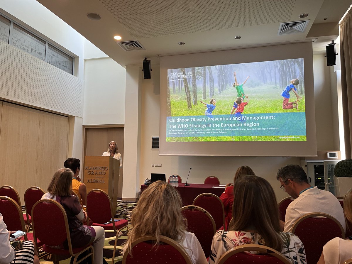Another WHO update on the alarming increase of childhood obesity at #ecog