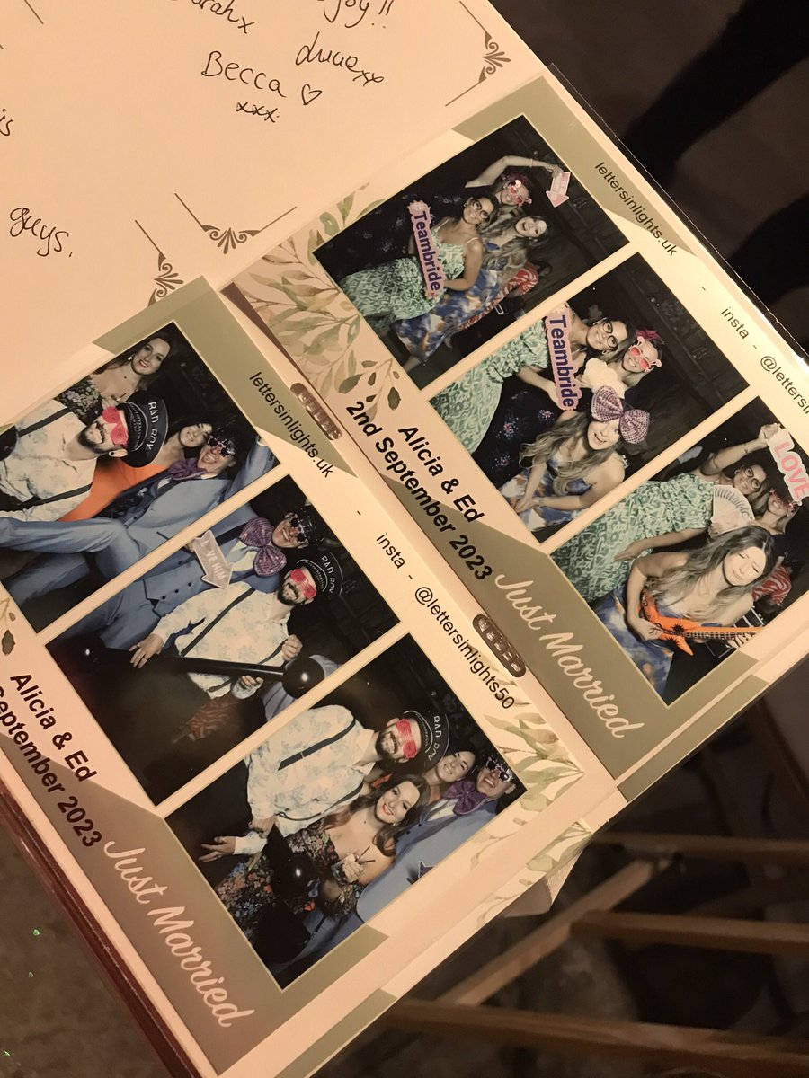Lightsinlights's tweet photo. @GildingsB we absolutely loved your gorgeous venue - our first visit last Saturday. We had so much fun adding the extra laughs to Alicia and Ed’s special wedding.  Everyone loved our Magic Mirror Photobooth 🎉
#magicmirror #weddingvenue https://t.co/CS38PtxB7t