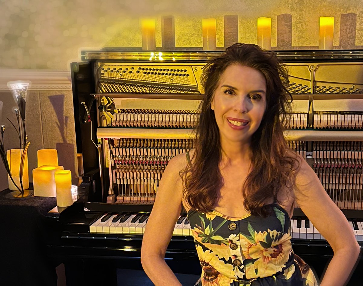 🕯️✨ Sneak peek into my Candlelight Piano Series studio! 🎶🕯️ I'm thrilled to share this special moment with all of you, captured while I'm immersed in the creation of my next video for the series. Here, by the gentle glow of candlelight, I'm diligently working on my rendition