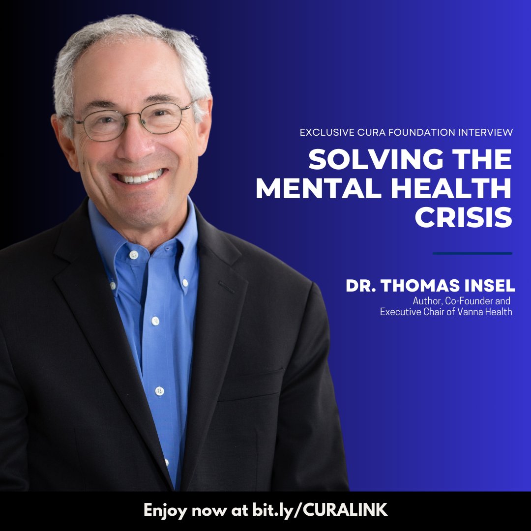 This month in #CuraLink, @ThomasInselMD shares the history, science and solutions behind the mental health crisis. It’s time for a revolution in mental health. bit.ly/CURALINK #mentalhealth