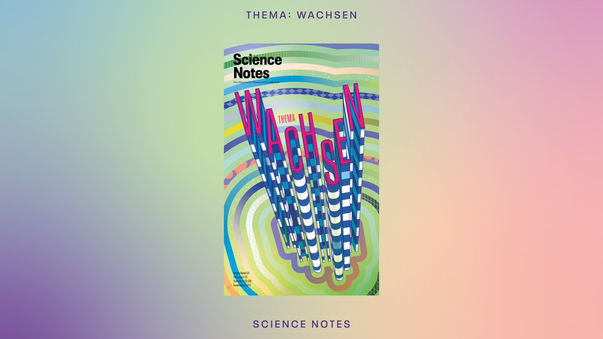 Unsere elfte #Ausgabe ist da! 
Dieses Mal dreht sich alles ums #Wachsen: die Wirtschaft, die Weltbevölkerung, die Wüste, das #Wissen, unsere Nasen und Ohren alles wächst. Aber: Wo endet Wachstum? 
Ab heute am Bahnhofskiosk oder in unserem Onlineshop
sciencenotes.de/shop/11-wachse…