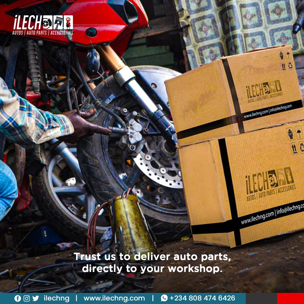 ilechng's tweet photo. Experience convenience like never before! Trust us to deliver high-quality auto parts directly to your workshop. Your one-stop shop for automotive excellence.

#ilechng #iLech #iLECHautomobile #autos #automobile #qualitytools #nationwidedelivery #Opay https://t.co/mtMrTL0mj4