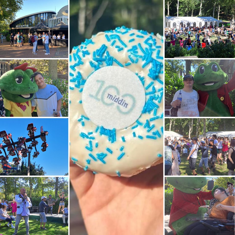 We hebben gisteren het 💯 jarig jubileum van Middin gevierd. Wat een geweldige dag! Iedereen bedankt die deze dag tot een succes heeft gemaakt 🙏. #stichtinghaagsfondsvoormotorischenmeervoudiggehandicapten #vriendenvanmiddin #fonds1818 #volkskrachtrotterdam #pasmanstichting