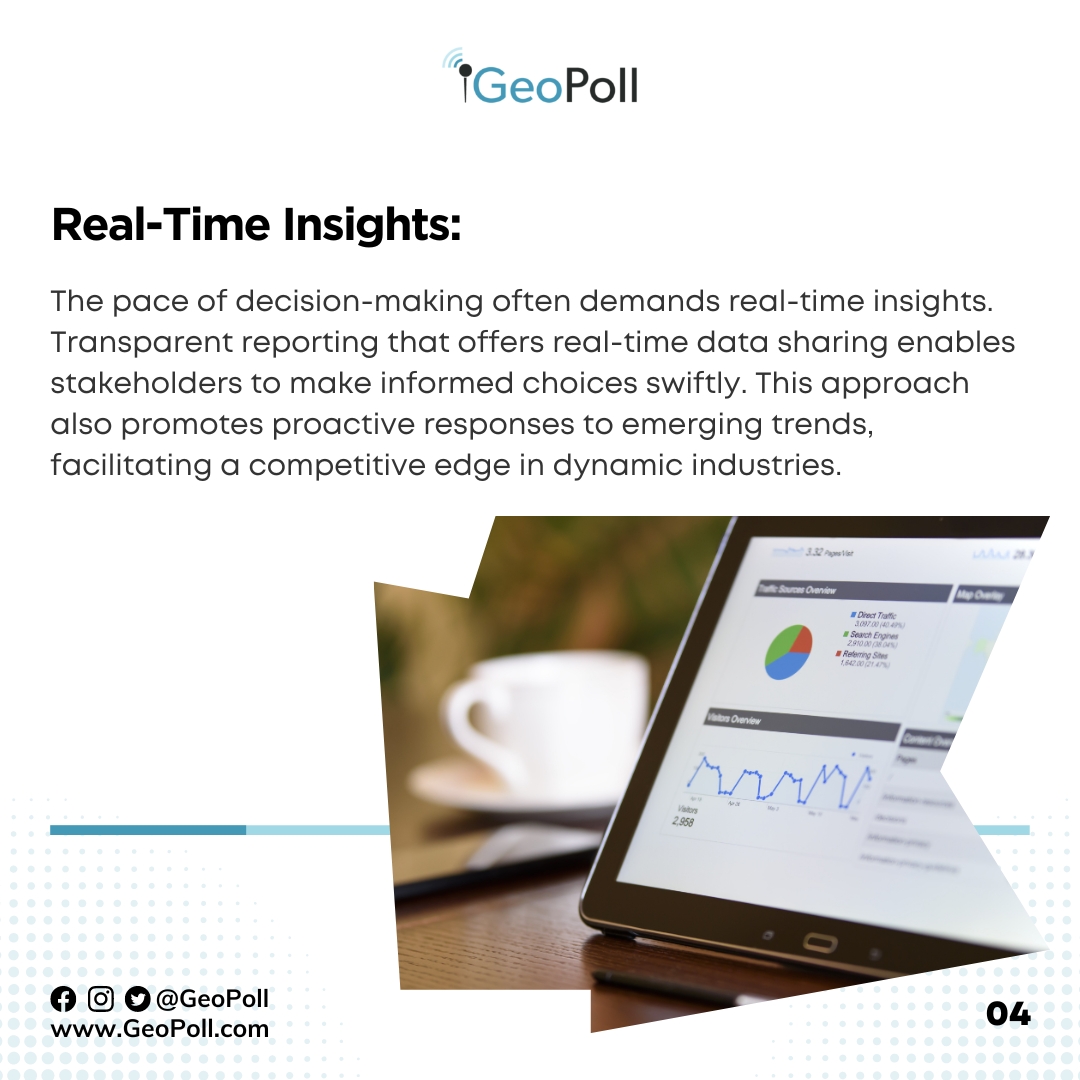 GeoPoll's tweet photo. At its core, #data transparency embodies openness, accessibility, and accountability. It encompasses a willingness to reveal not only the results of research but also the methodologies, data sources, and analysis techniques that underpin those results. https://t.co/4qluKn8kqh