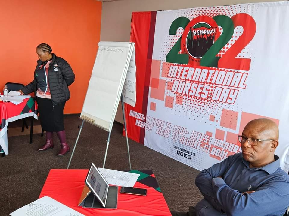 _cosatu's tweet photo. Newly elected #NEHAWU Regional leaders are conducting #Shopsteward training across the country to empower worker representatives to defend the base, service employees and also recruit unorganized workers #IdeologicalTraining #ClassConsciousness #ClassStruggle https://t.co/BYo5wqgzTO