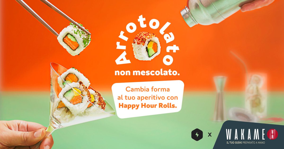 #Wakame ci ha scelti per rinnovare la brand identity e lanciare due prodotti in limited edition ⚡️

Scopri come abbiamo cambiato forma all’aperitivo con una brand personality distintiva, una comunicazione omnichannel e una serie di digital snack content 👇bit.ly/Wakamebrandide…
