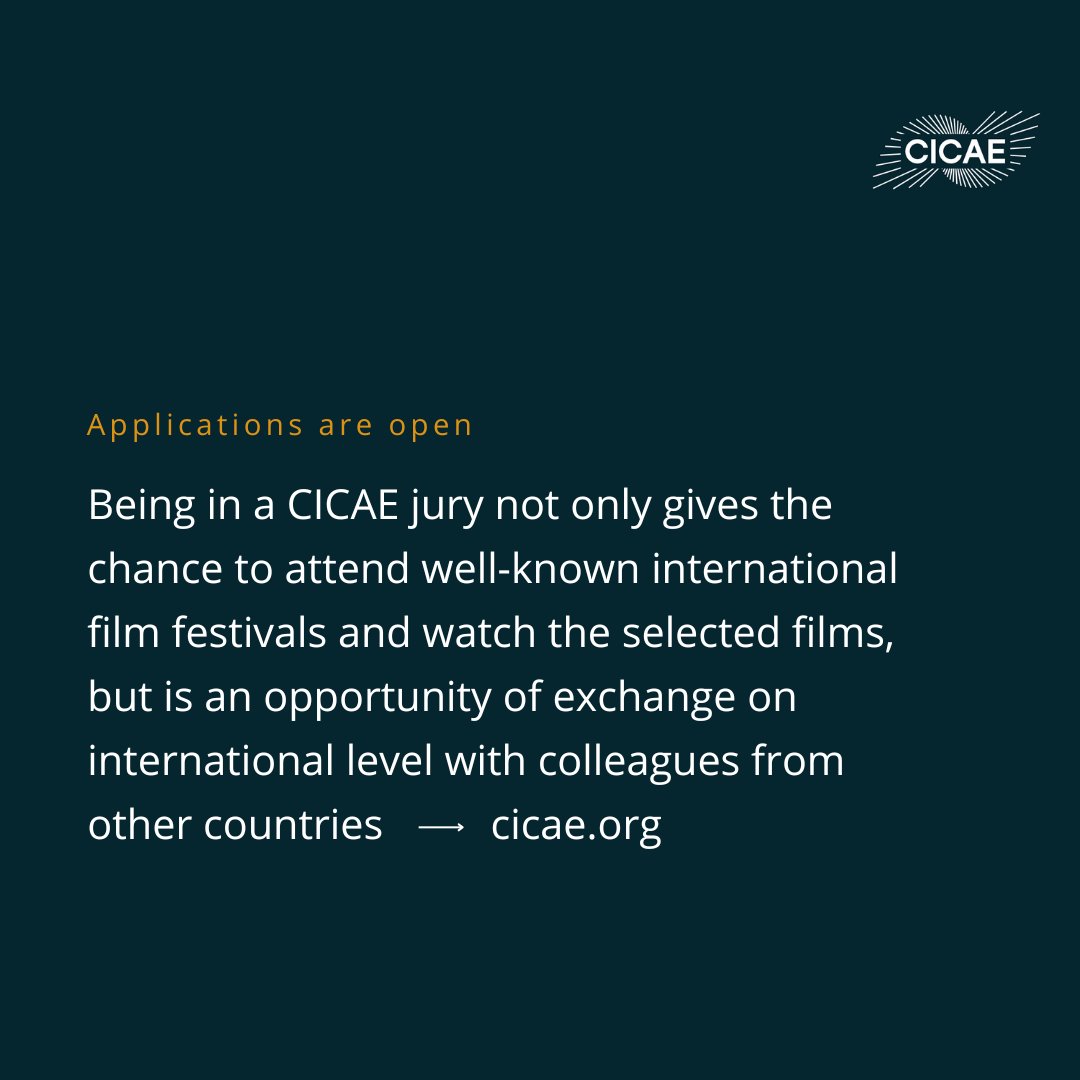 We are looking forward to your application for the Arthouse Cinema Jury at the Valladolid International Film Festival! The "Seminci" is one of the oldest and most consolidated Film Festivals in Europe. 

CICAE members can apply here: lnkd.in/eTpU5Dtw

#filmfestival