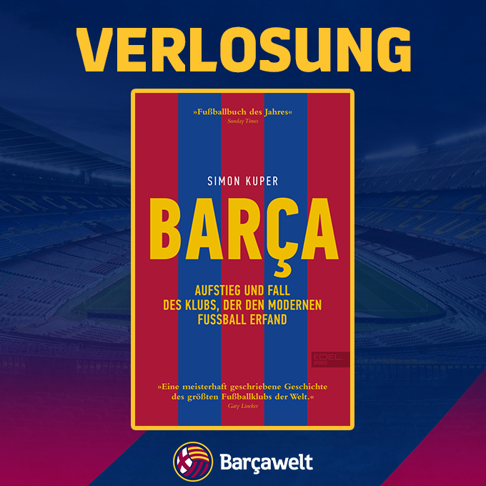 🎁 +++ BUCH-VERLOSUNG +++ 🎁

Barçawelt verlost 1 Exemplar des Buchs "Barça – Aufstieg und Fall des Klubs, der den modernen Fußball erfand".

So nehmt ihr teil:
▪️ Like &amp; Retweet
▪️ Per Kommentar antworten

Alle Infos zum Buch und zur Verlosung:
👉 barcawelt.de/sonstiges/buch…