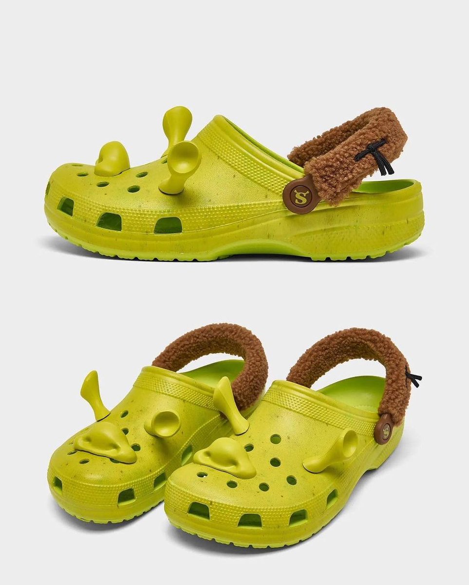 Fleek_Mag's tweet photo. SHREK ❎ CROCS https://t.co/mw1e3BnCyh