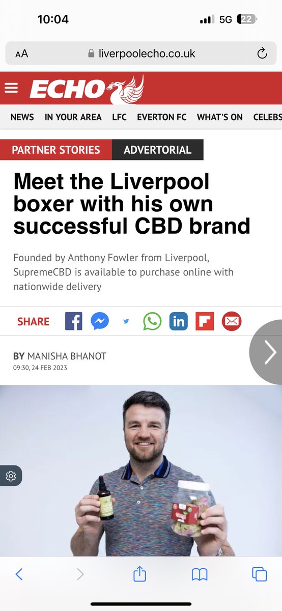 Anthony Fowler (@afowler06) on Twitter photo The <a href="/supreme_cbd/">Supreme CBD - UK’s #1 CBD OIL</a> takeover is gonna happen before the end the year, nearly ready to move into our new 6000 sf warehouse 🔥
liverpoolecho.co.uk/special-featur… The <a href="/supreme_cbd/">Supreme CBD - UK’s #1 CBD OIL</a> takeover is gonna happen before the end the year, nearly ready to move into our new 6000 sf warehouse 🔥
liverpoolecho.co.uk/special-featur…