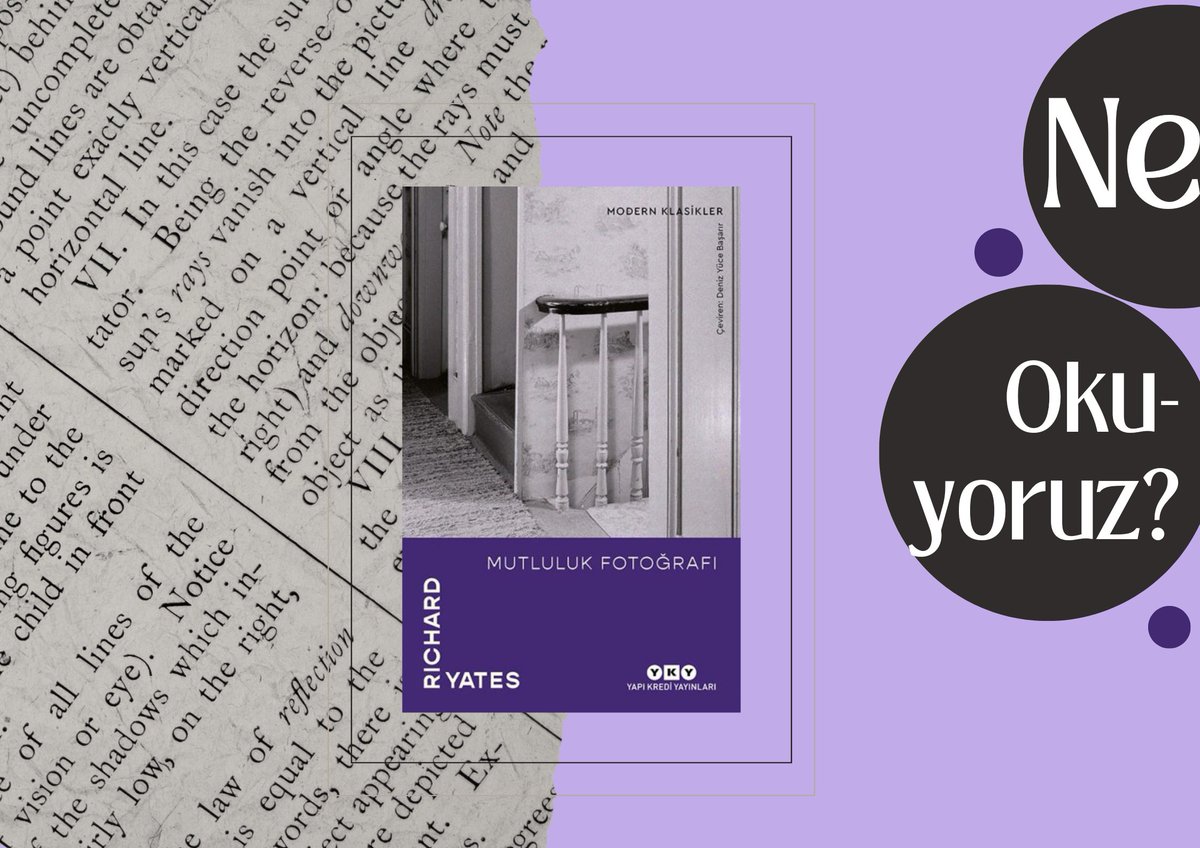 Bir Ne Okuyorum oluşumu: Ne Okuyoruz? Kitap Kulübü 🤍

Ne Okuyoruz?, üçüncü bölümünde Richard Yates’in 1976 basımlı kitabı Mutluluk Fotoğrafı’nı konuk ediyor.

Cansu Gök Akgül, Öyküm Deniz, Aziz Seyrek, Nihan Feyza Lezgioğlu ve Kevser Özçelik konuştu.
•neokuyorum.org/ne-okuyoruz-ki…