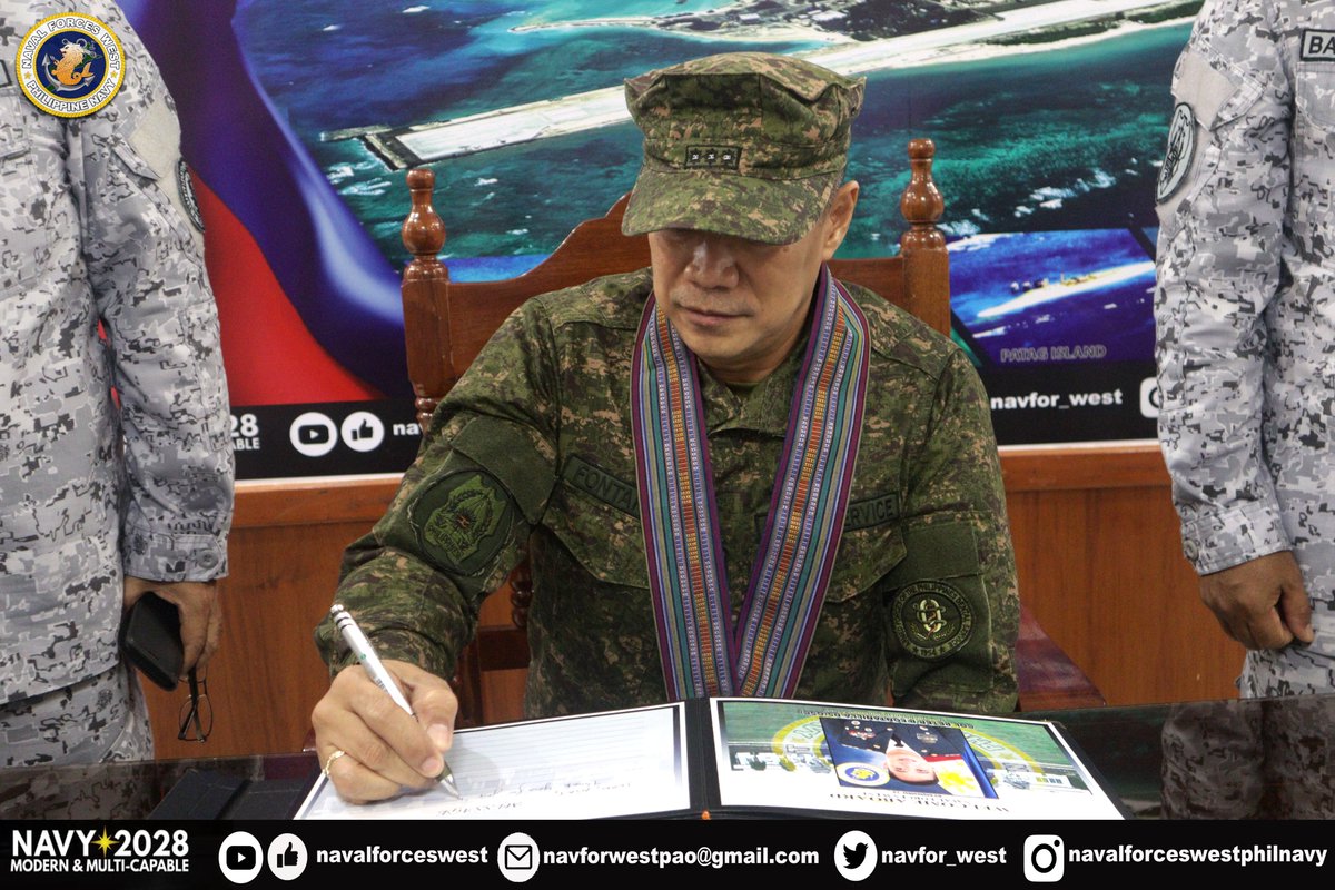 NFW_PN's tweet photo. IN PHOTOS: The Chief Dental Surgeon Navy, Col Peter P Fontanilla DS(GSC), visited Headquarters, Naval Forces West (NFW), at Naval Station Apolinario Jalandoon, Brgy. San Miguel, Puerto Princesa City, Palawan on 05 September 2023.

👀👉https://t.co/hSdZ9i2phU https://t.co/33yXXoyvbL