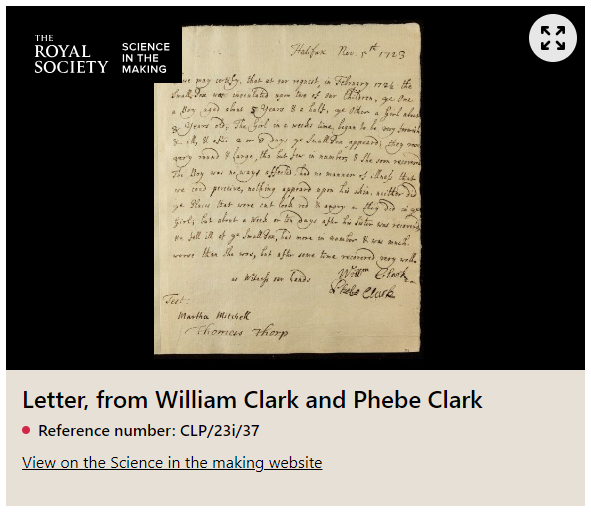 RSocPublishing's tweet photo. @BSHSNews @CambridgeHPS @cshps_schps @ESHS_News @HarvardHistSci @hssonline @MPIWG @OxfordHSMT @SciHistoryOrg @SocHistTech Prof Anita Guerrini looks at how some eighteenth-century parents decided to subject their children to the risk of smallpox inoculation in the belief that they were acting in their best interests. Read the blog post: https://t.co/h1O143TC7v #ScienceInTheMaking #HistSci https://t.co/IX8CVrFwqJ
