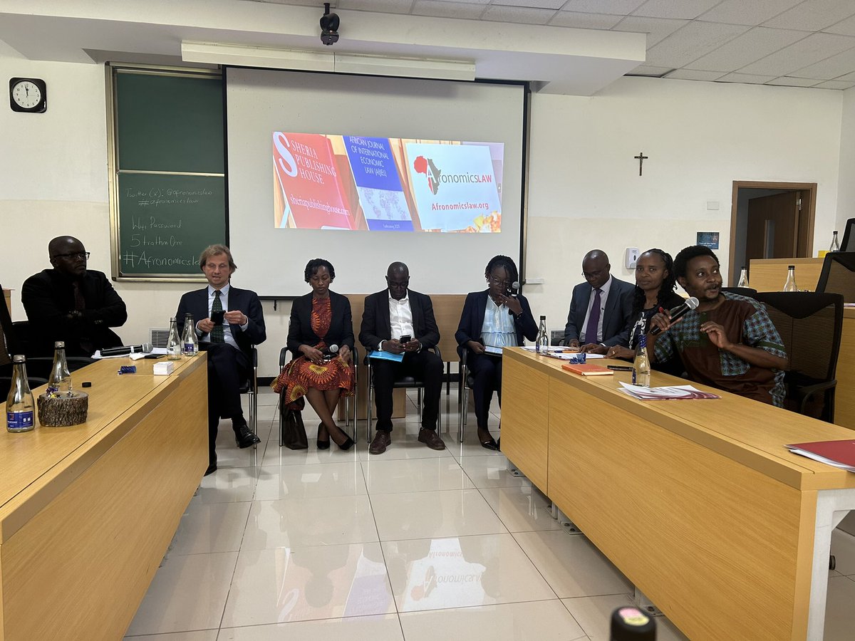 afronomicslaw's tweet photo. The plenary session of our #afronomicslaw #twail Workshop features professors of international law/law from various law schools in Kenya reflecting on their experiences in embedding #twail in the classroom.

- Dr. Celestine any Amy-Musembi
- Prof. Edwin Abuya https://t.co/NpFdQpilO1