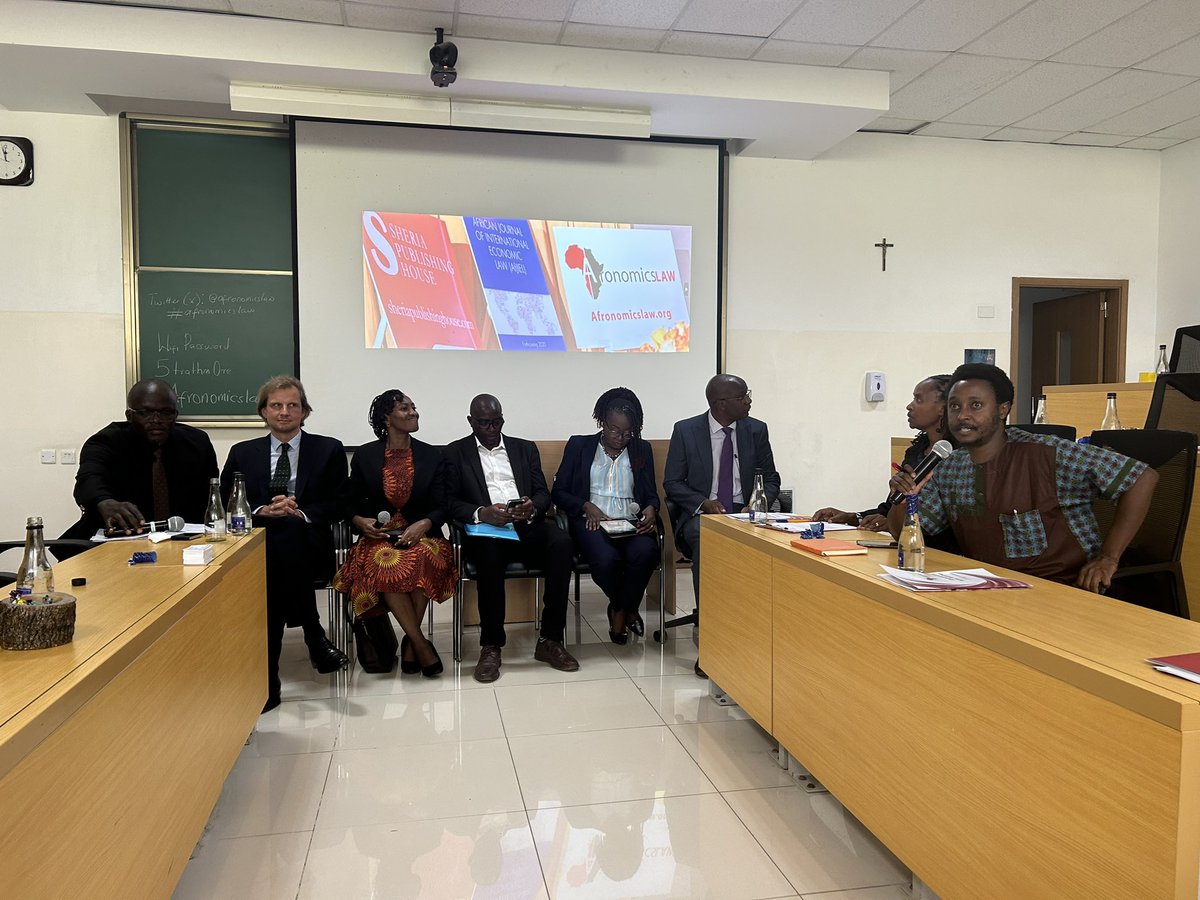 afronomicslaw's tweet photo. The plenary session of our #afronomicslaw #twail Workshop features professors of international law/law from various law schools in Kenya reflecting on their experiences in embedding #twail in the classroom.

- Dr. Celestine any Amy-Musembi
- Prof. Edwin Abuya https://t.co/NpFdQpilO1