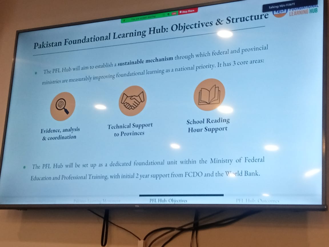 itacecorg's tweet image. The @EduMinistryPK takes pride in launching the #PakistanFoundationalLearningHub

A high level ceremony with donors and stakeholders underway! This is a milestone of not just the #South-South Programme in Pakistan but also a key aspect of the learning movement in the country
