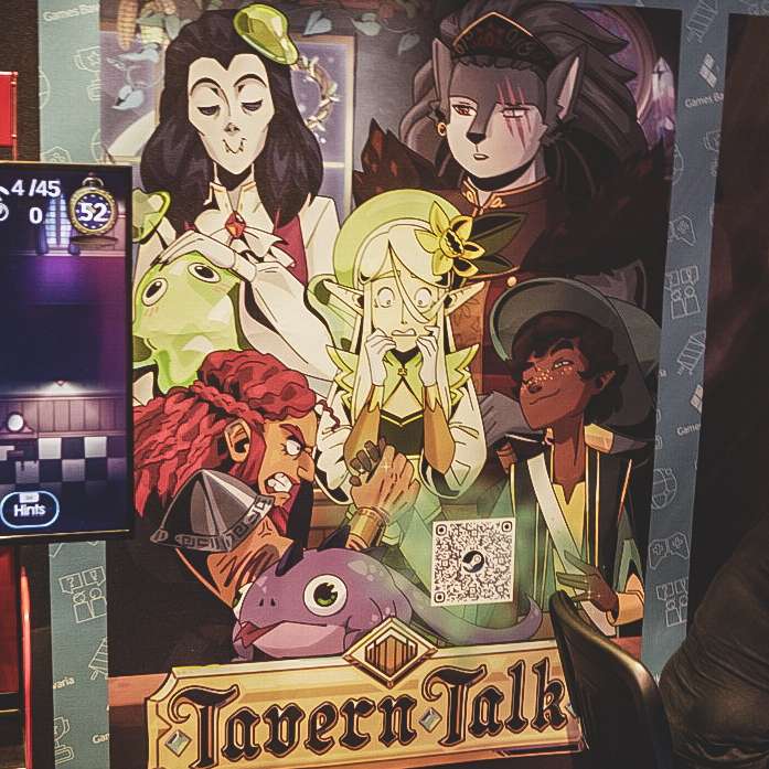 GentleTrollDevs's tweet photo. Two weeks ago, we met many awesome people at #gamescom2023 &amp; shared #TavernTalk with some of them! 💜 It was such an amazing time, and we can't wait to bring you more cozy #taverncore shenanigans! ✨

You can still play our 1-hour-long demo on Steam 👀 https://t.co/50vH3knFdG https://t.co/lt7I9Av6XB