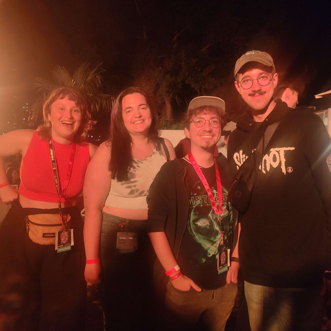 GentleTrollDevs's tweet photo. Two weeks ago, we met many awesome people at #gamescom2023 &amp; shared #TavernTalk with some of them! 💜 It was such an amazing time, and we can't wait to bring you more cozy #taverncore shenanigans! ✨

You can still play our 1-hour-long demo on Steam 👀 https://t.co/50vH3knFdG https://t.co/lt7I9Av6XB