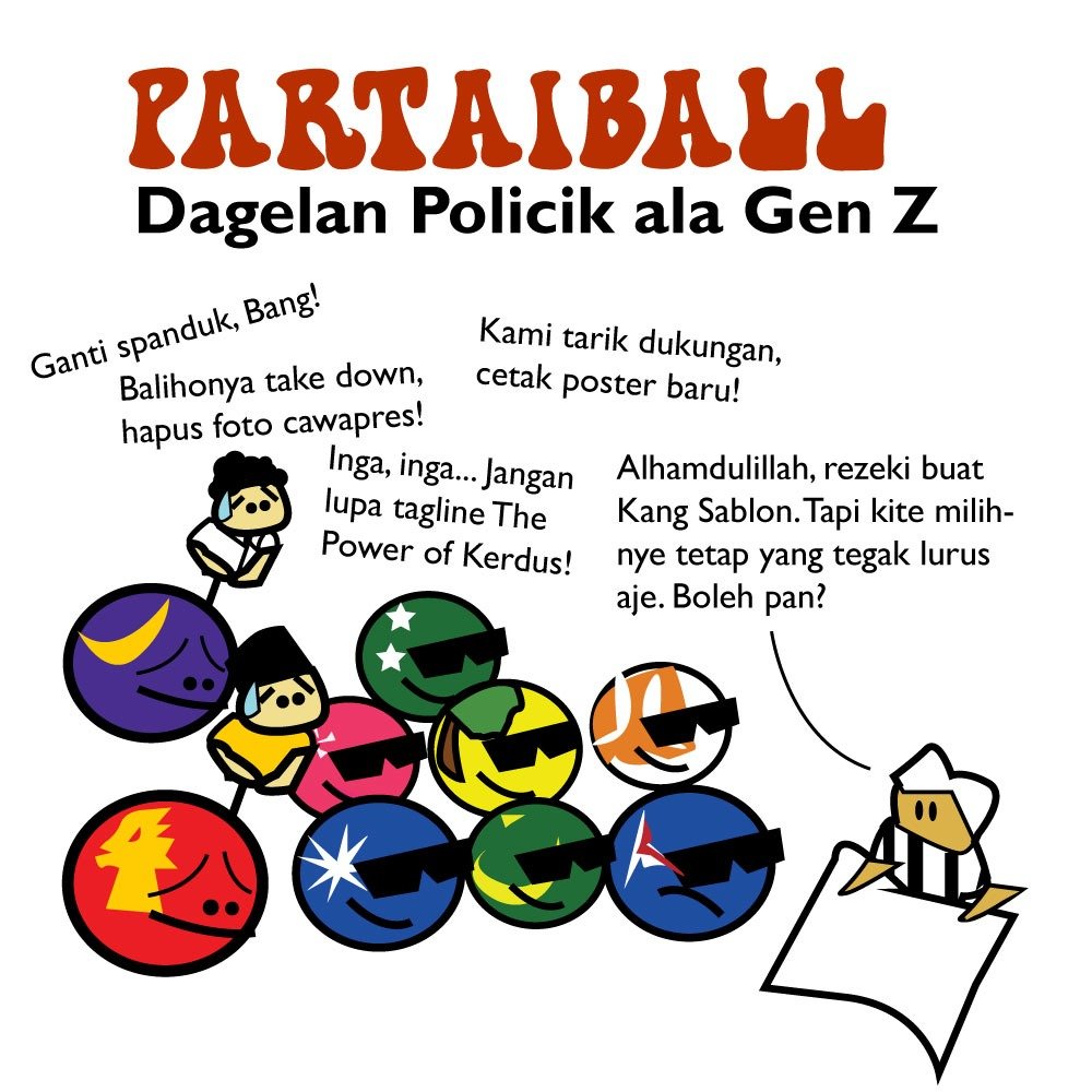 Ngakak liat sikon policik
yg lagi lucu²nya 😁

dari yg pura² ramah dpn media,
sampe yg ngambeknya nurunin baliho 🤭

Yg mau WA sticker Partaiball, 
Bisa daftar Pijar 
Via link 👉  s.id/kreatifberpijar 

Pijar Emang Beda
#IndonesiaMenantiGanjar 
Karena 
#GanjarSelaluDihati 🤟🇮🇩