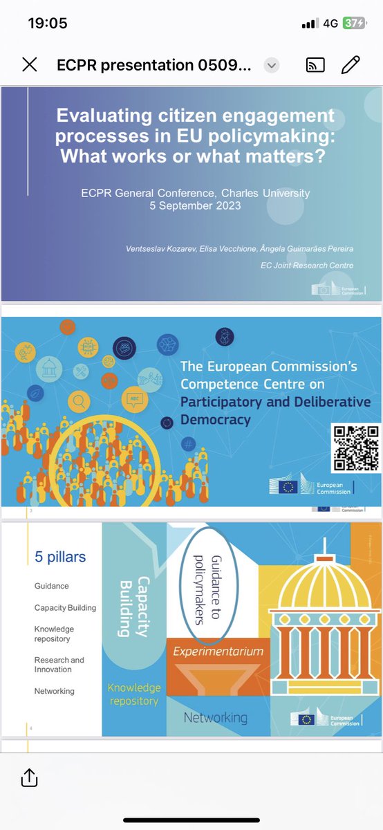 Elisa Vecchione (@delhaiza) on Twitter photo Political backing is there, but we shouldn’t forget that “institutions work because of the bureaucrats”. <a href="/ColinScic/">Colin Scicluna</a> brings this incredibly important point in the #DemocracyReformConversation on lessons from EU Citizens’ Panels. Our paper at @ecpr goes at the heart of this issue Political backing is there, but we shouldn’t forget that “institutions work because of the bureaucrats”. <a href="/ColinScic/">Colin Scicluna</a> brings this incredibly important point in the #DemocracyReformConversation on lessons from EU Citizens’ Panels. Our paper at @ecpr goes at the heart of this issue