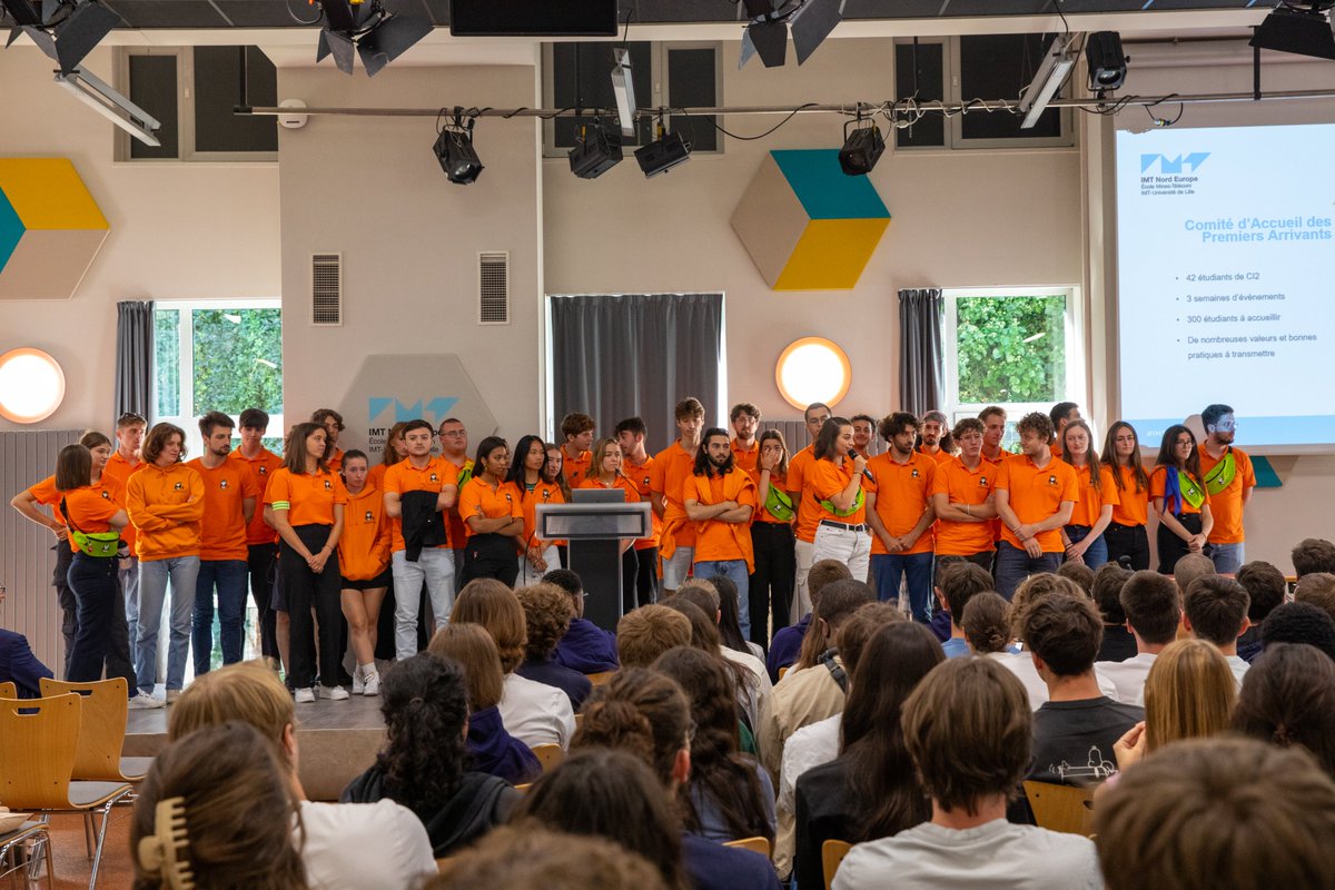 🎉Rentrées 2023 : on continue l'accueil de nos nouveaux élèves. 
Bienvenue aux 1ères année en Cycle Ingénieur sur notre Campus de Douai ! 

#WelcometoIMTNordEurope #IMTomorrow