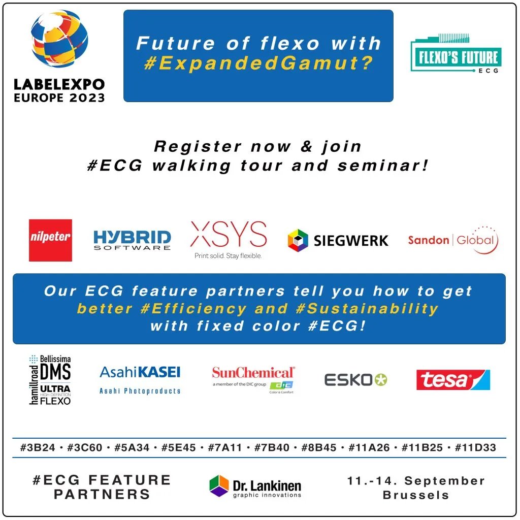 Don’t forget to visit us on Stand 5a34 at #Labelexpo where you will find everything you need to know about implementing #ECG technology and the significant benefits it can achieve. Our experts are there to answer all your questions! Read more: asahi-photoproducts.com/asahi-photopro… #Flexo