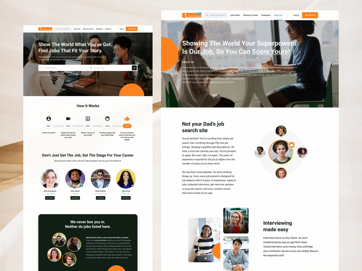 Taking a fresh perspective on a part of our latest project — the homepage design of a job search website.

dribbble.com/shots/22491704…

#Webdesign #UI #uxdesign #homepage #dashboard #landing #meeting #websitedesign #graphicdesign #branding #interface #jobsearch