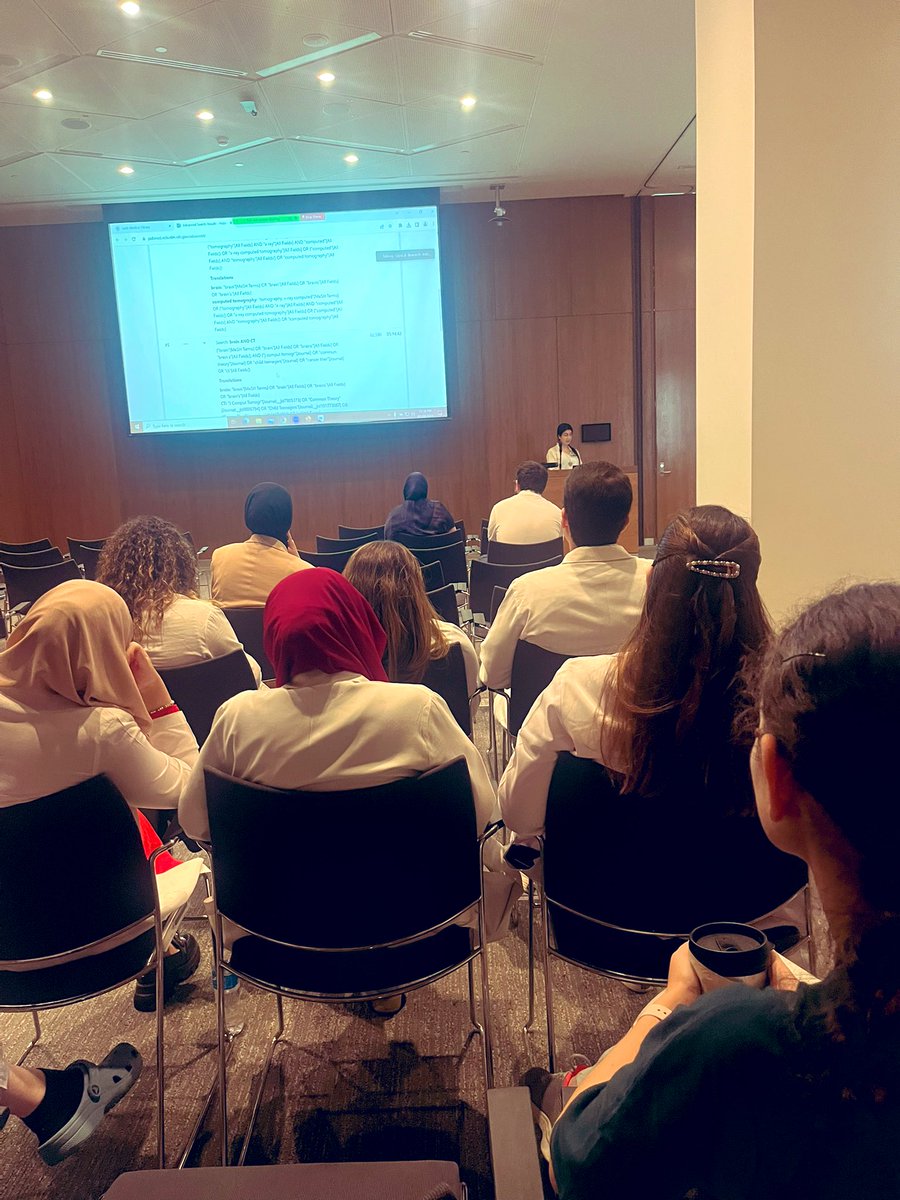 CRI_AUBMC's tweet photo. “Effective Literature Search 2” with Dr. @olazein3 providing our participants with practical tips and demos as part of our medical research lecture series @Marlene__ch @HakimLara @AUB_Lebanon @AUBMC_Official https://t.co/yr4E3LzV9d