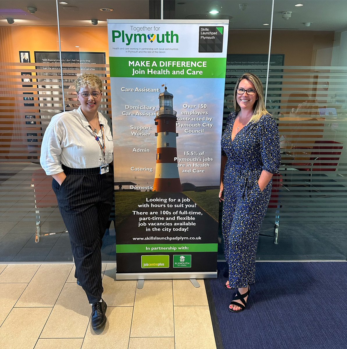 Exciting discussions with Natalie this week, exploring recruitment opportunities in health and care. Many promising initiatives in the pipeline! #thinkingforward #jobsincare #adultsocialcare #NHS #skillsforcare #careersincare @UHP_NHS @Derrifordjobs @PlymLaunchpad