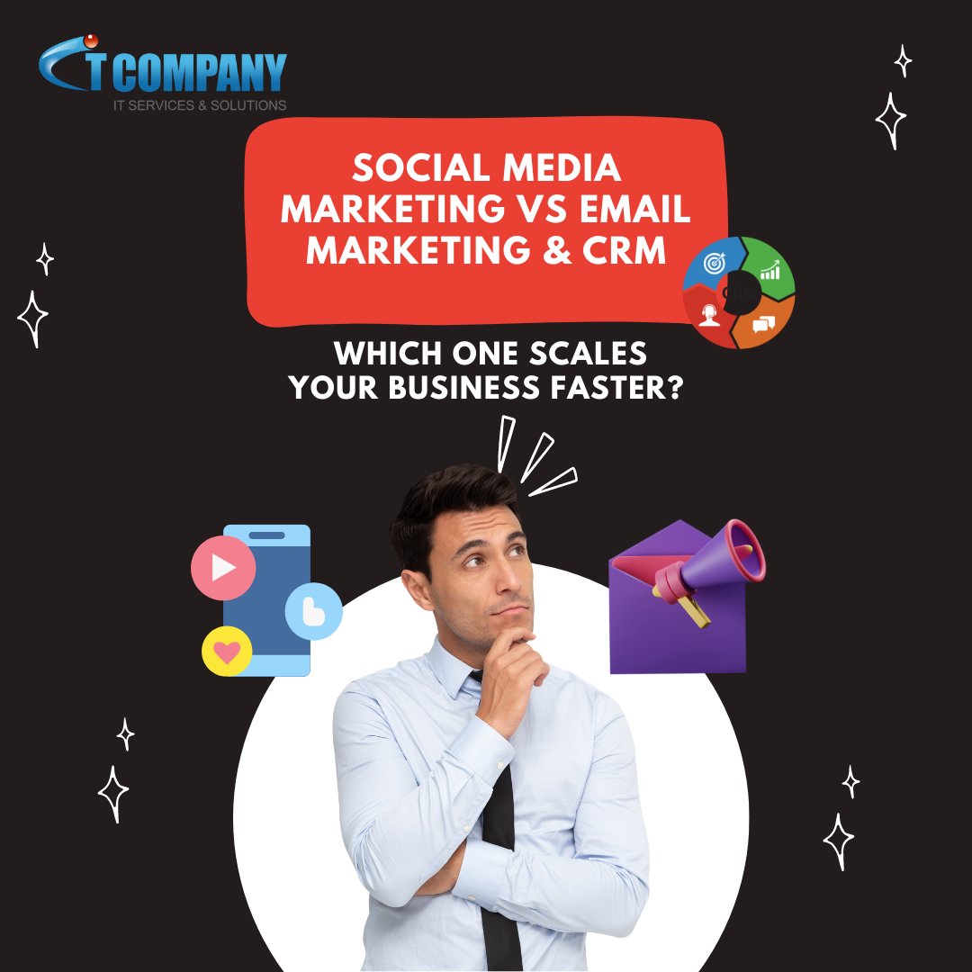 ITCompany_Co's tweet image. 💬 SMM or Email Marketing &amp;amp; CRM: Which builds stronger relationships? Share your insights, and let us show you how to strengthen your customer connections. 💪❤️ #itcompany #emailnewsletter #emailsubscription#contentmarketing #socialmediamarketing #contentcreation #paidpromotions