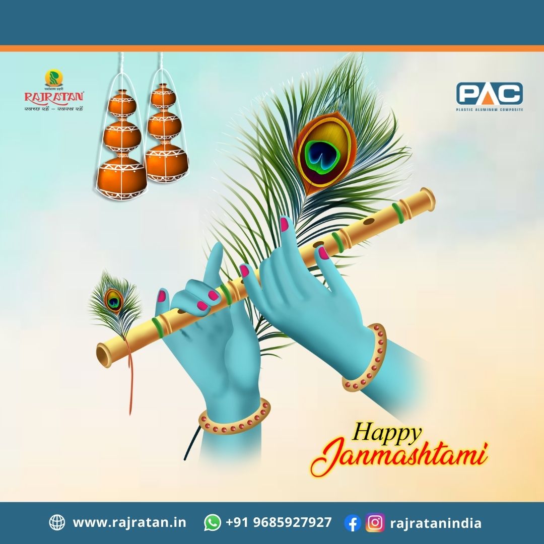 Embrace the teachings of Lord Krishna and find true happiness. Happy Janmashtmi🎉 
#janmashtmi2023 #krishnajanmashtami #janmashtamispecial #festivevibes2023 #festivals #kanha #laddugopalji #janmashtmispecial #celebrations #radhekrishna #HappyJanmashtmi #pac #rajratan