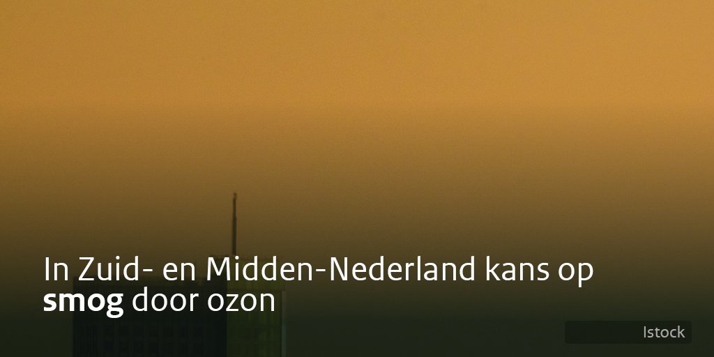 rivm's tweet photo. Tot en met zaterdag 9 september is hoge kans op #smog door ozon in Zuid- en Midden-Nederland. Naar verwachting is de #luchtkwaliteit onvoldoende tot slecht. Last van je luchtwegen? Blijf binnen en beperk lichamelijke inspanning in de namiddag en avond.

🌫️ https://t.co/hfwn6NtGae https://t.co/Ur8kxCZLCA