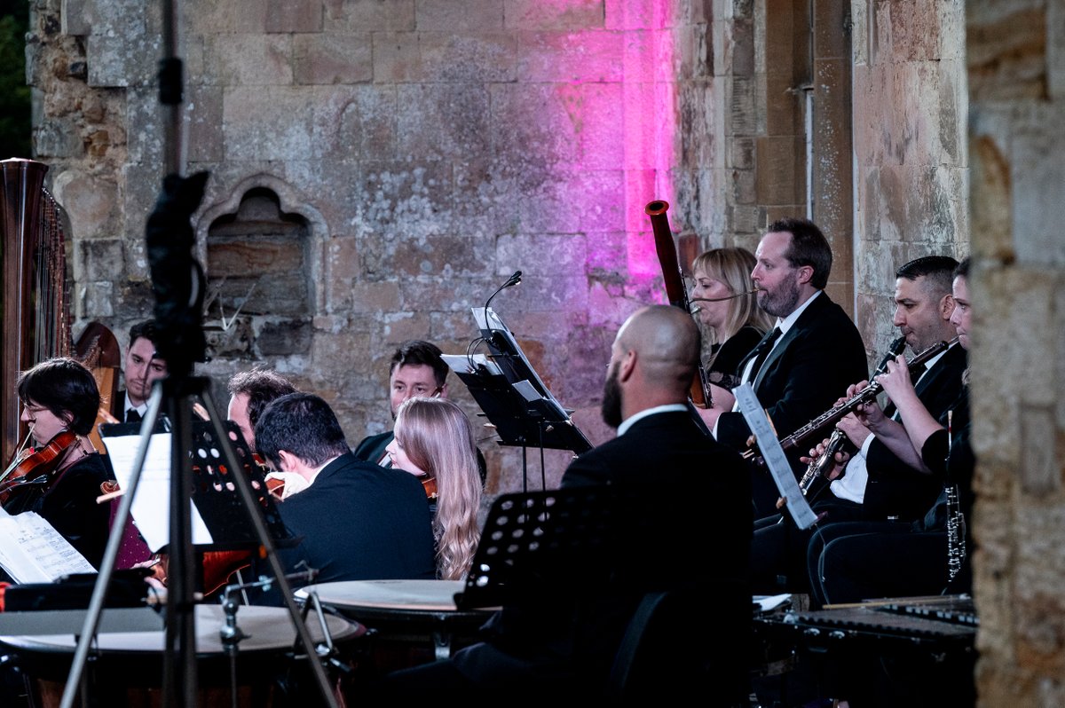 HastingsPhil's tweet photo. #HPOpenDoors Festival 2023 🖤 

We're looking back on wonderful memories of our #HPOpenDoors Festival, which ran from 15th June - 30th July 2023.

Here are some images of our #HPO 'Romantic Music Under The Stars' at Battle Abbey as part of @BattleFestival, on the 25th July 2023. https://t.co/lPZkSy4itQ