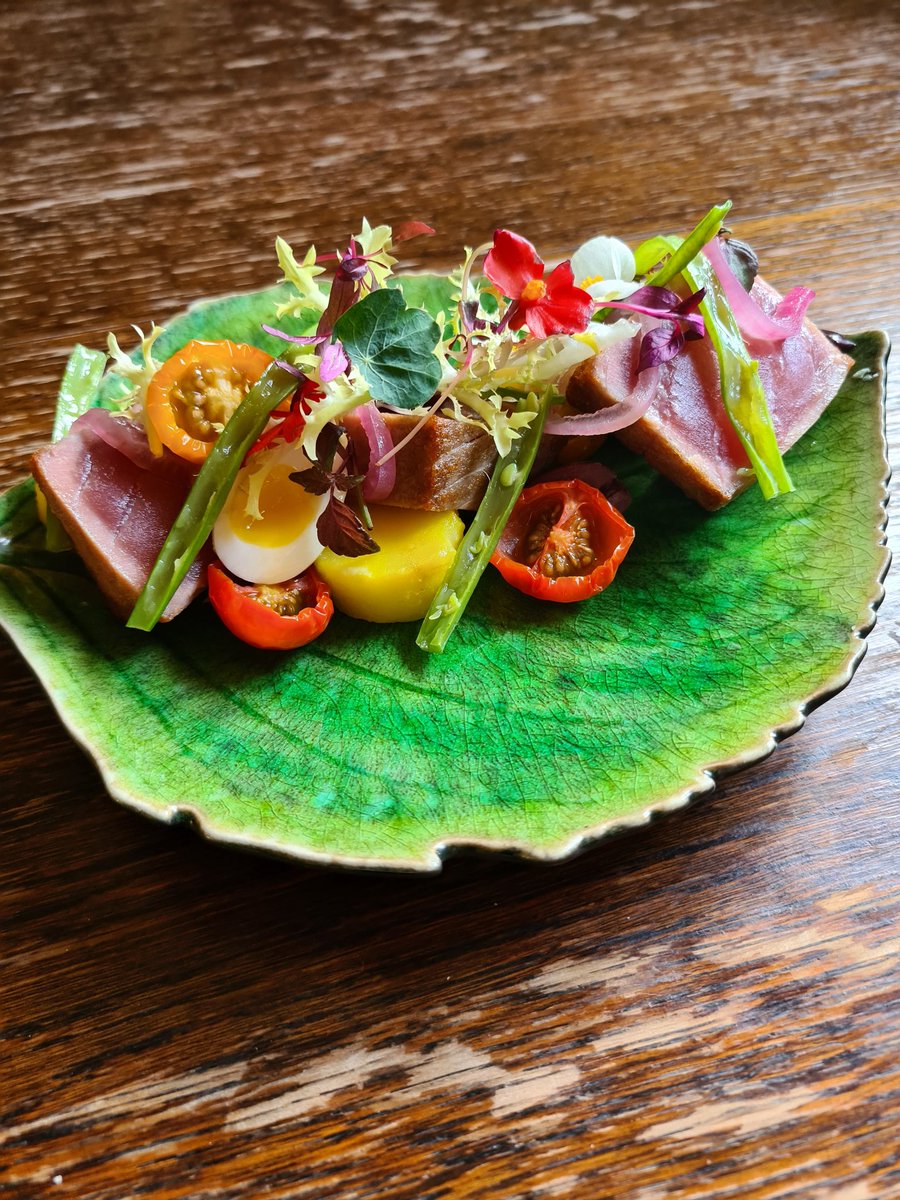 Stagandhounds (@stagandhounds) on Twitter photo Tuna Nicoise Salad
Perfect for the sunny weather this week 😎🌞
<a href="/MichelinGuideUK/">The MICHELIN Guide</a> <a href="/Top50Gastropubs/">Estrella Damm Top 50 Gastropubs</a> <a href="/HardensBites/">Harden's Guides</a> <a href="/SquareMeal/">SquareMeal</a> Tuna Nicoise Salad
Perfect for the sunny weather this week 😎🌞
<a href="/MichelinGuideUK/">The MICHELIN Guide</a> <a href="/Top50Gastropubs/">Estrella Damm Top 50 Gastropubs</a> <a href="/HardensBites/">Harden's Guides</a> <a href="/SquareMeal/">SquareMeal</a>