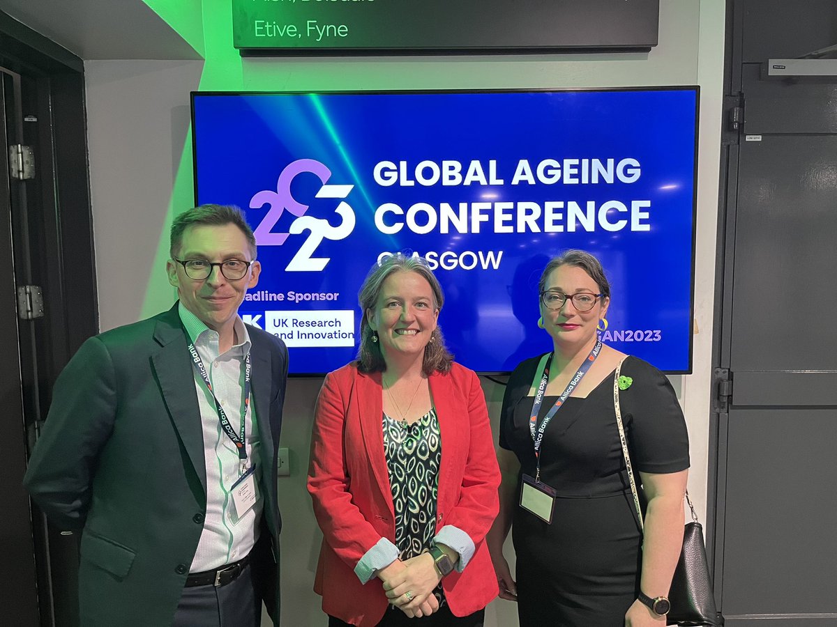 Delighted to welcome Scottish Minister for Social Care, Maree Todd, to open the Global Ageing Conference #GAN2023 @NCFCareForum @scottishcare